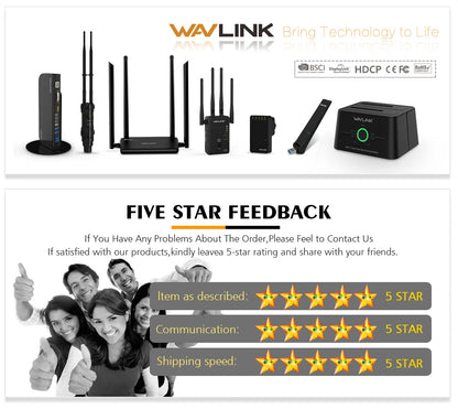 Wavlink High Power 300Mbps Wireless Wifi Repeater Outdoor 2.4G Wireless Wifi Router /Long Range Extender POE High Gain Antennas