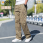 Men's Cargo Pants Loose Straight Pants Plus Size Clothing Work Wear Korean Japanese Joggers Homme Sports Cotton Casual Trousers