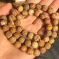 Natural Stone Beads Frost Dark Blue Cracked Dream Fire Dragon Veins Agates Beads For Jewelry Making DIY Bracelet 15‘’ 6/8/10mm