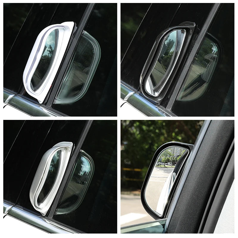 SEAMETAL Universal Car Rear View Mirror Wide-angle Auto Second Row Seats Rearview Mirror Blind Spot Mirrors for Car Accessories