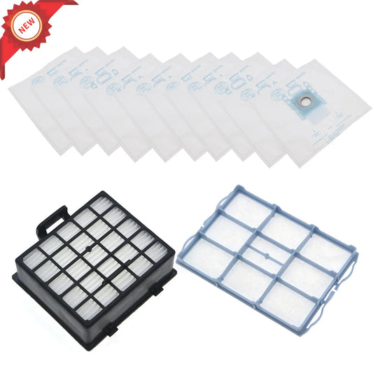 Dust Bags Motor Filter HEPA Filter for Bosch BSGL VSZ BSD BSA Vacuum Cleaner, Type G Bags GL-30 Pro GL-40 BGL8508 GL 30