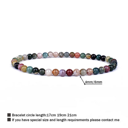 4mm 6mm Mini Energy Charm Bracelet Natural Stone Beads Yoga Healing Bracelet Jewelry for Women Men Best Friend Gift Dropshipping