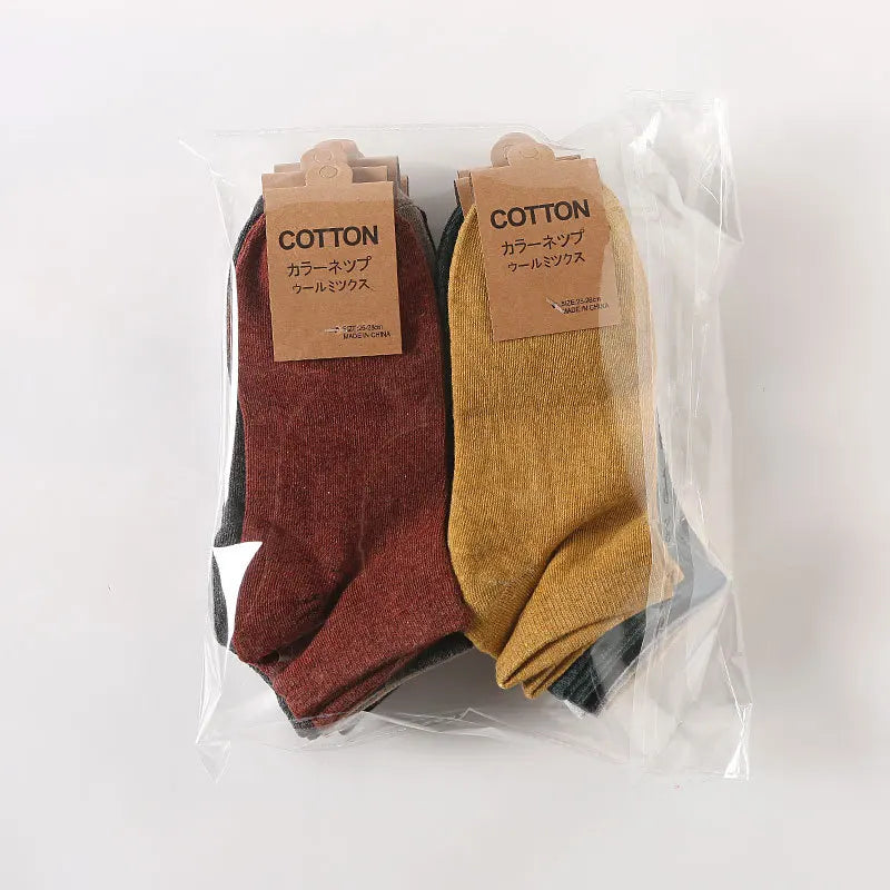 5/10 pairs Cotton Men Socks Pack Breathable Sock Set High Quality Short Socks Black Ankle Short Gift For Man Size 39-44 Sox sock