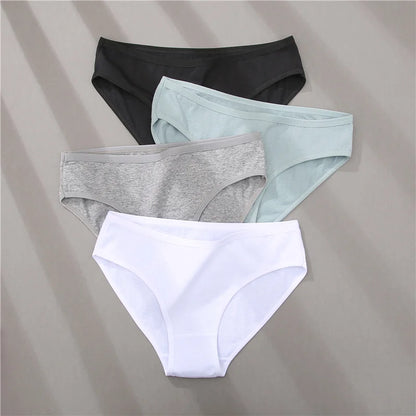 Cotton Panties Jacquard Design Pattern Women Panties Underwear Sexy Female Lingerie Briefs Solid Color Intimate Pantys for Woman