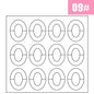 2pcs French Manicure Nail Wraps Stickers, Nail Art Form Fringe Tip Guides for DIY Nail Decoration
