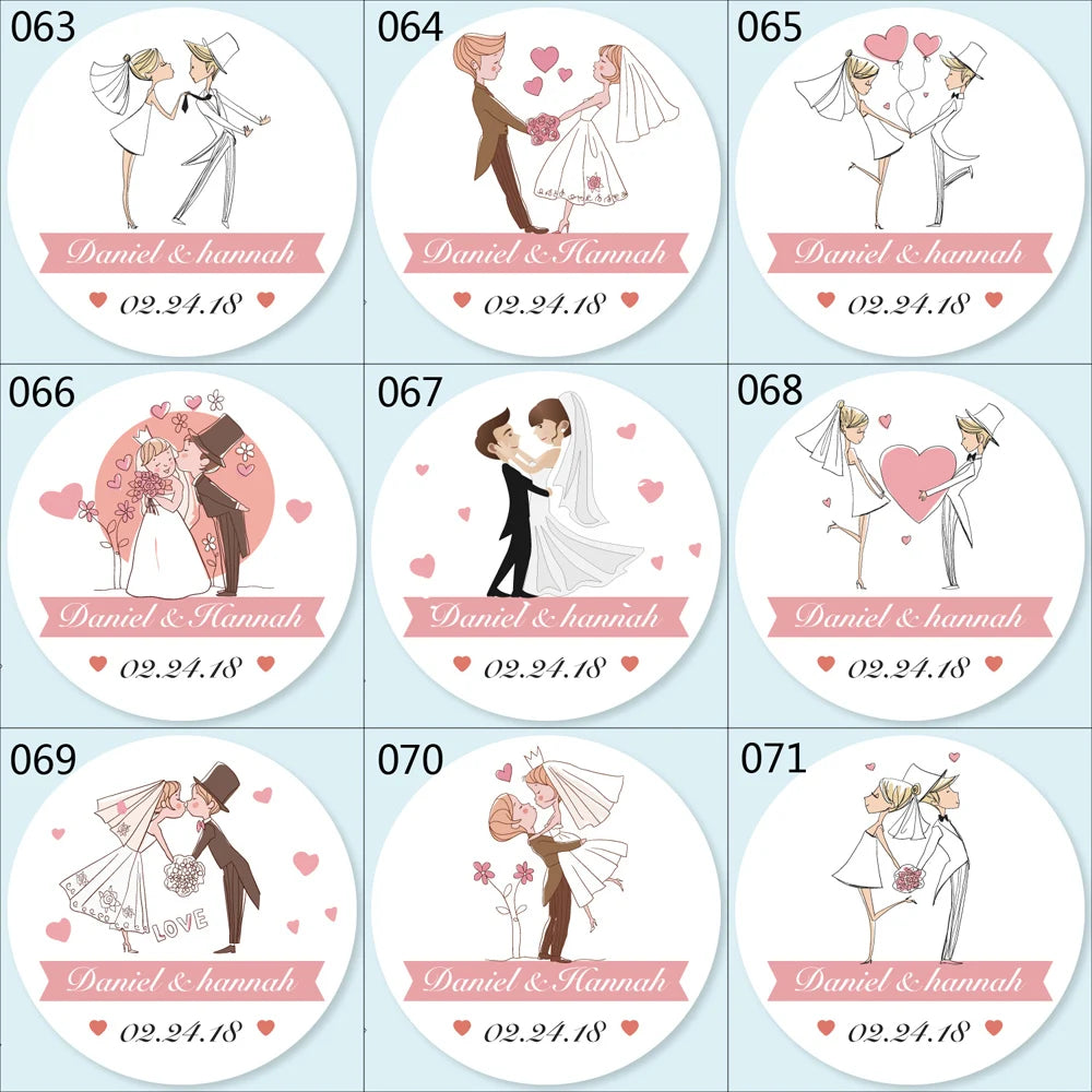 100pcs Custom LOGO Stickers White Label/Wedding Packaging sticker design Kraft baking your own name,THANK YOU labels