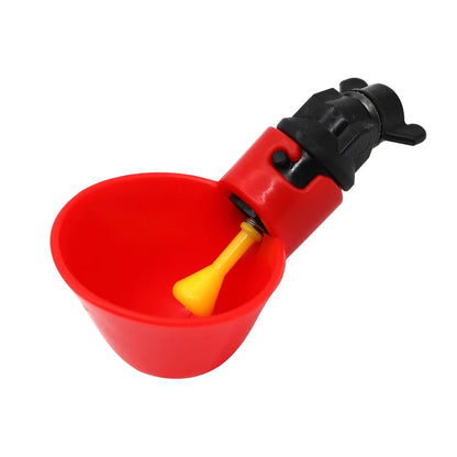 Automatic Chicken Water Feed Drinking Bowl Kit Farm Coop Poultry Waterer Drinking Water Feeder for Chicks Duck Goose Turkey
