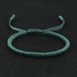 Tibetan Buddhist Bracelet Lucky Handmade Braided Adjustable King Kong Knot Red Thread Charm Bracelets for Women Men Couple Lover