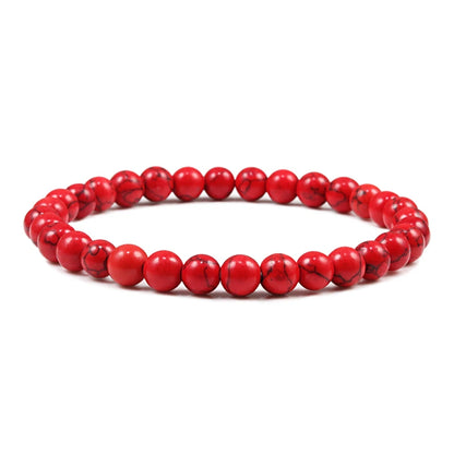 Hot Sale 2pcs/Set Couples Beaded Bracelets Tiger Eye Black Lava Natural Stone Beaded Bracelets Malachite Energy Elastic Jewelry