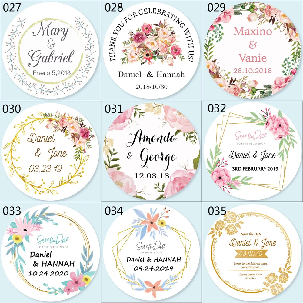 100pcs Custom LOGO Stickers White Label/Wedding Packaging sticker design Kraft baking your own name,THANK YOU labels