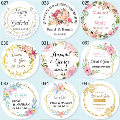 100pcs Custom LOGO Stickers White Label/Wedding Packaging sticker design Kraft baking your own name,THANK YOU labels