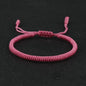 Tibetan Buddhist Bracelet Lucky Handmade Braided Adjustable King Kong Knot Red Thread Charm Bracelets for Women Men Couple Lover