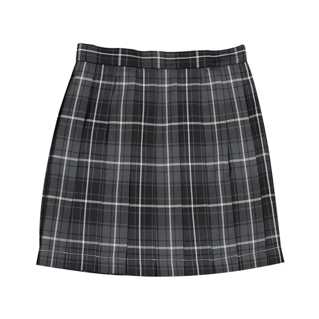 ZOKI Plaid Women Pleated Skirt Bow Knot Summer High Waist Preppy Girls Dance Mini Skirt Cute A Line Harajuku Sexy Japan Faldas
