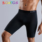 BONITOS Men Boxers Long Leg Man Underwear Soft Men Underpants Natural Cotton Sexy Boxer Shorts Top Brand Long Men's Panties