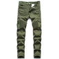 2022 New Fashion Mens Biker Jeans Punk Style Men Cargo Denim Pants  Zipper Pocket Motorcycle Jeans Male Pantalones Hombre