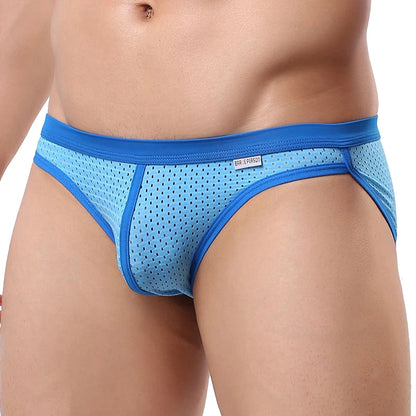 Men's New Nylon Solid Beachwear Briefs Bikini Men Low Rise Sexy Briefs Board Shorts Surfing Wear