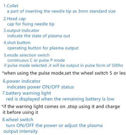 Plamax Plasma Pen Skin Tag Dark Spots Remover Fibroblast Eyelid Lifting Wrinkle Removal Beauty Machine
