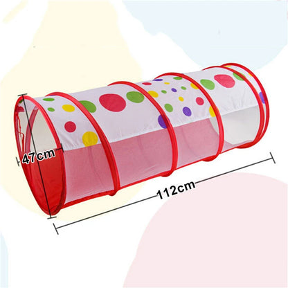 3pcs/set Children's Play Tent Ball Pit Crawling Tunnel Kid Playground Yard Outdoor Garden Toy Tent Baby Playpen Playground House