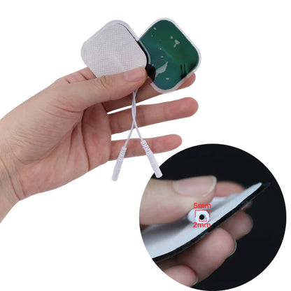 5x5cm 4x4cm Muscle Stimulator Electrode Pads Non-woven Fabric Self Adhesive Replacement Pads for Tens Digital massage Machine