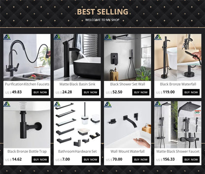 Rozin Purification Kitchen Faucets Black Pull Out Kitchen Water Filter Tap 3 Way Mixer torneira para cozinha de parede Crane