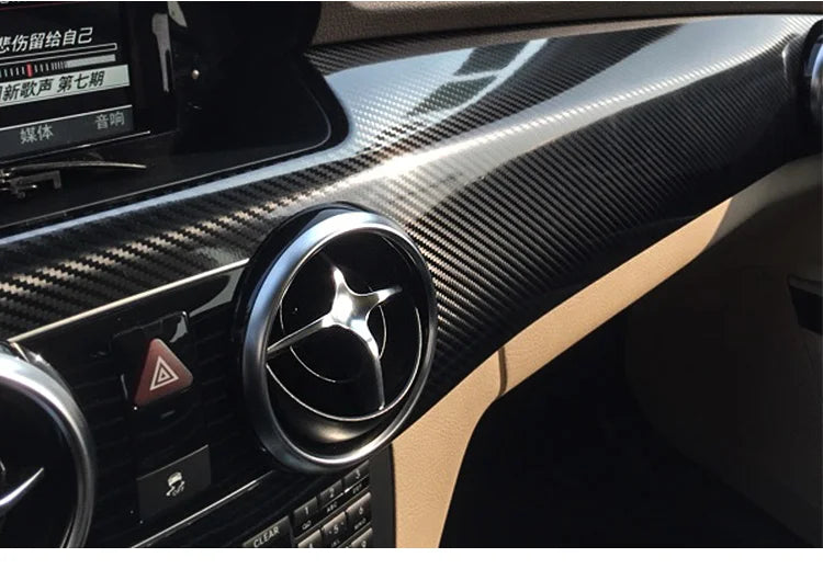 Carbon Fiber Vinyl Wrap Film Car Stickers Glossy Matte Chrome Wrapping Foil Car Decal Styling Scooter Motorcycle