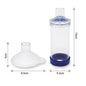 PVC Aerosol Chamber Cat Portable Inhaler Spacer With PVC Mask Pet Cats Dog Asthma Medication Feeding Tool Veterinary Approved