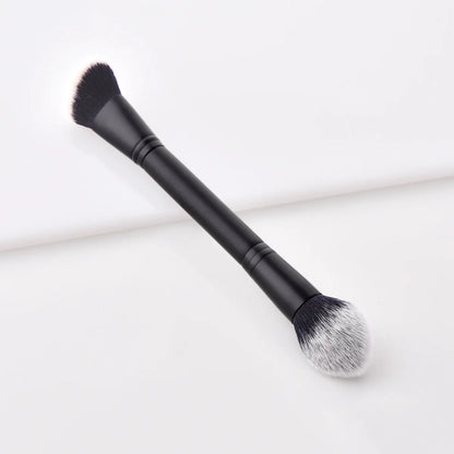 Double Ended Makeup Brushes Face Brush Repair Brush Contour Brush for Liquid Cream Powder Face Beauty Cosmetic Tools