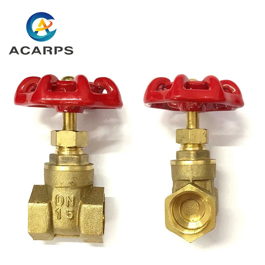1/2" 3/4" 1" 1-1/4" 1-1/2" 2" inch Brass Gate Valves Water Valve Switch Valve Female Thread Gate Valve