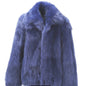 Men's fur coat Faux fox fur coat Casual warm zipper short jacket