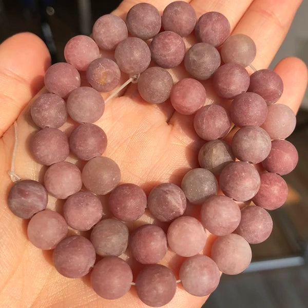 Natural Stone Beads Frost Dark Blue Cracked Dream Fire Dragon Veins Agates Beads For Jewelry Making DIY Bracelet 15‘’ 6/8/10mm