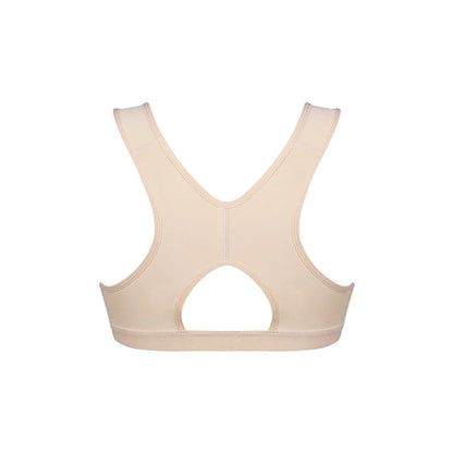 Burvogue Bras Women Seamless Padded Push Up Post-Surgery Bra Front Closure Brassiere Vest Underwear Gather Adjustable Sports Bra