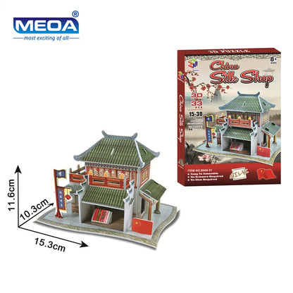 40 Style World Famous Architecture Building 3D Puzzle Model Construction 3D Jigsaw Puzzle Toys For Kids Christmas Gift