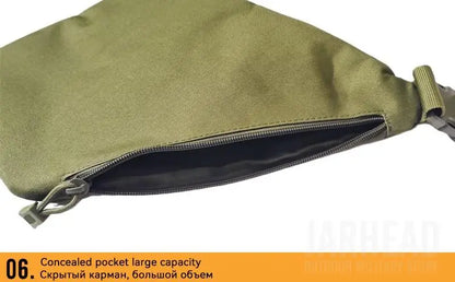 Multifunctional Concealed Tactical Storage Gun Bag Holster Men's Left Right Nylon Shoulder Bag Anti-theft Bag Chest Bag Hunting