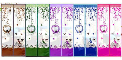 Mesh Door Curtain Magnetic Curtains Hands-free Anti Mosquito Insect Fly Bug Curtain Net Automatic Closing Window Screen Kitchen