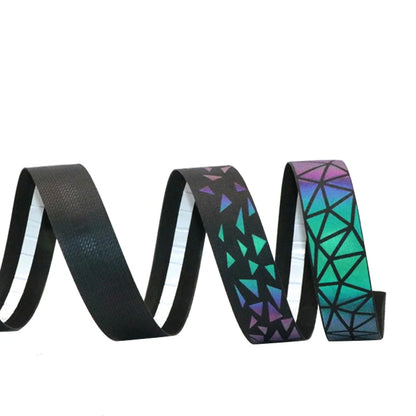 Bicycle Handlebar Tape Change Color Reflective PU+EVA Leather Dimming Sticker Belt Mountain Bike Anti-Vibration Handle Bar Tapes