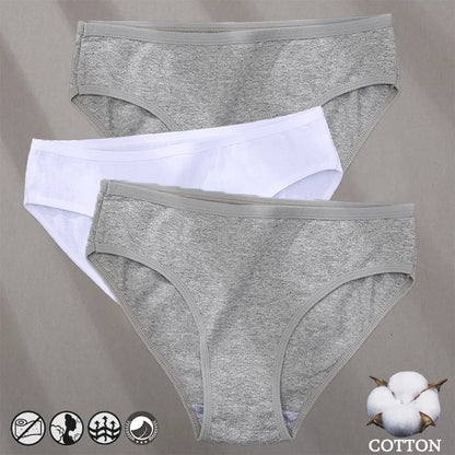 Cotton Panties Jacquard Design Pattern Women Panties Underwear Sexy Female Lingerie Briefs Solid Color Intimate Pantys for Woman