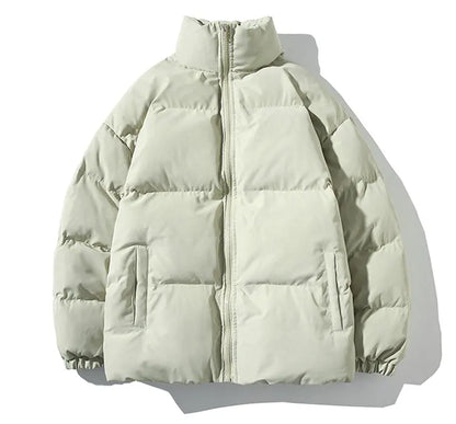 Winter Jacket Men Parkas Thicken Warm Coat Mens Stand Collar Solid Color Casual Parka Women Fashion New Streetwear 5XL