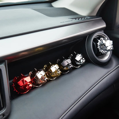 NO PERFUME Bulldog Air Freshener Car Perfume Car Decoration Car Vent Clip Bulldog Fragrance Scent Parfum Car Diffuser Best Gift