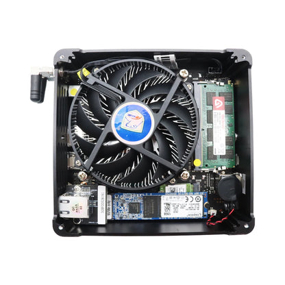 Intel Xeon W-10885M ECC RAM Win11 Mini Gaming PC 2*DDR4 NVME 2Lans Office Gamer Desktop Computer 2186M Web Server Host HD DP