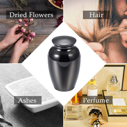 Christmas Gift Human 45x70mm Lovely Custom Jewelry Pet Souvenirs Aluminum Alloy Funeral Urn for Ashes- Rabbit and Moon