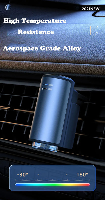 Electric Auto Air Diffuser Aroma Car Air Vent Humidifier Mist Wood Grain Oil Aromatherapy Car Air Freshener Perfume Fragrance