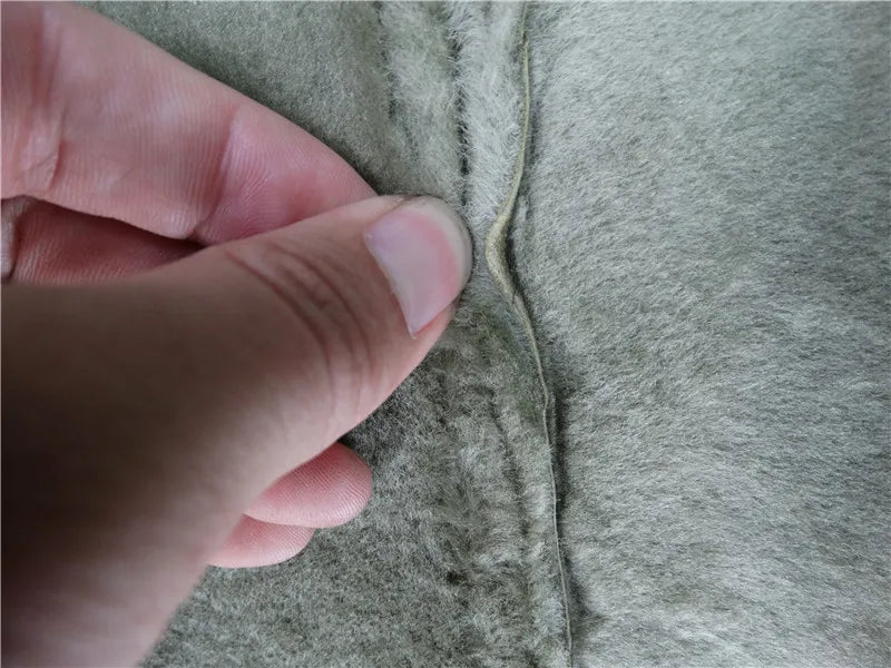 CC SHop Best.Guarantee Genuine leather jacket with fur.Winter warm women 100% shearling coat.Street sheepskin with wool jackets