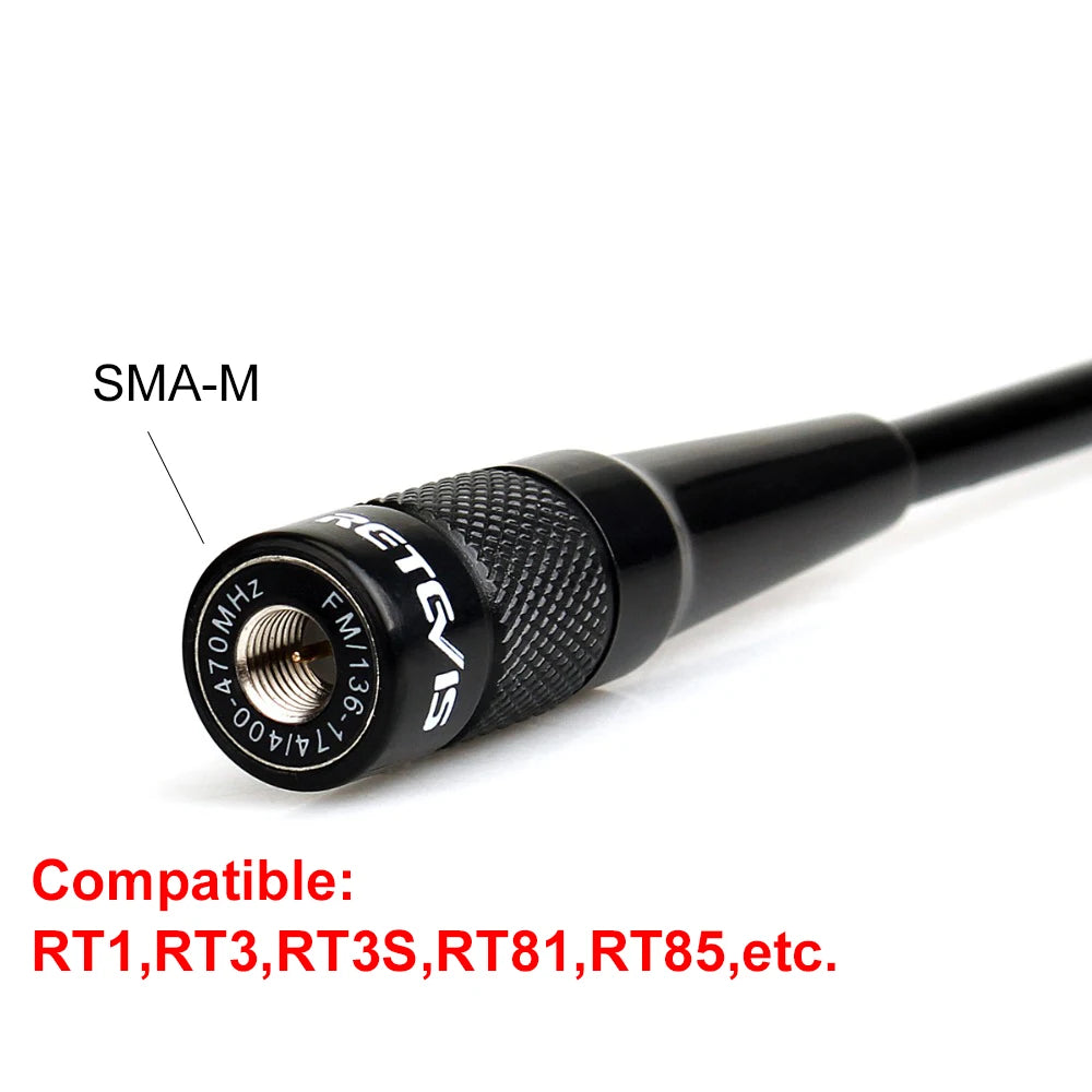 Retevis RHD-771 RT3S Radio Amateur Antennas SMA-M Male VHF UHF Whip Antennas for Retevis RT3S RA89 HA1UV H777 Baofeng UV3R TYT