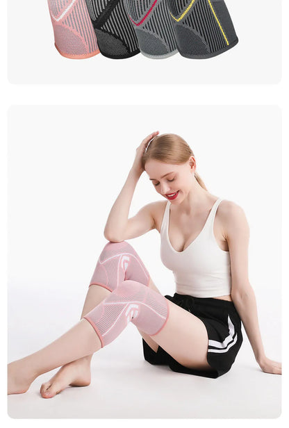 AOLIKES 1PCS Knee Supports Brace for Women, Knee Compression Sleeves for Joint Pain Relief, Arthritis, Injury Recovery, Knee Rel