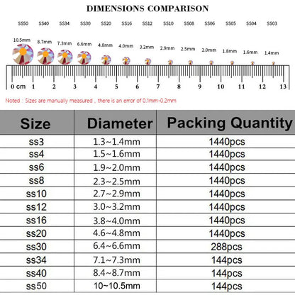 Oleeya стразы Better DMC Hotfix Rhinestone Iron On Strass High Quality Flatback Glass Crystal AB For DIY Wedding Y2792