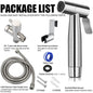 Handheld Toilet Bidet Sprayer Set Kit Stainless Steel Hand Bidet faucet for Bathroom Hand Sprayer Shower Head Self Cleaning