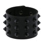 Gothic Punk Hip Hop Rock Spike Rivet Stud PU Leather Wristband Bracelet Bangle