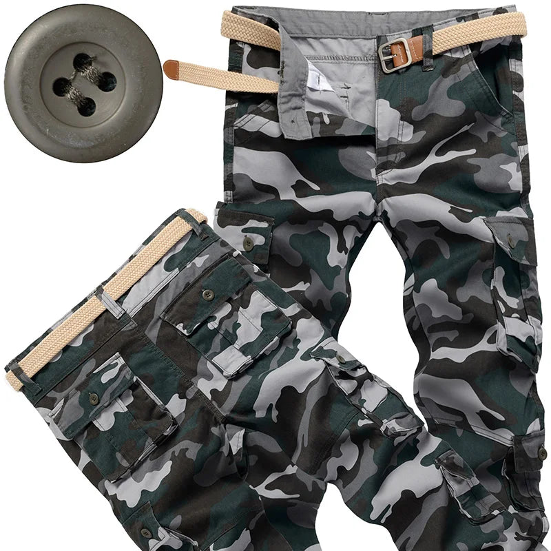 Men's Tactical Pants Casual Cargo Pants Outdoor Sports Work Trousers High Quality Joggers Hiking Pants Sweatpants for Men