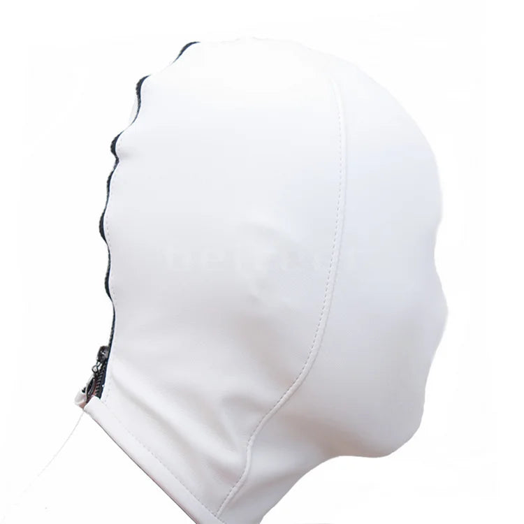 Soft PU Leather Headgear Mermaid Straitjacket Head Hood Body Harness Adjustable Leg Binder BDSM Restraint Sex Toy Slave Roleplay