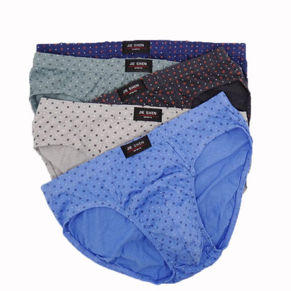 5Pcs/Lot Summer Men's Underwear 100% Cotton Mens Briefs Plus Size Men Underwear Panties 4XL/5XL/6XL Men's Breathable Panties